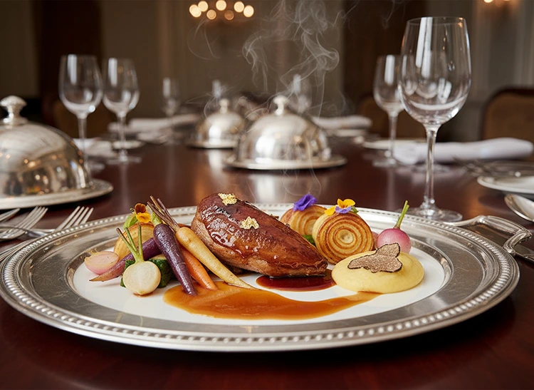 Plat principal gastronomique